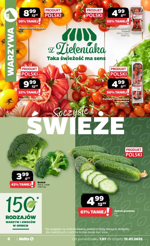 Netto - gazetka promocyjna Gazetka Spożywcza od poniedziałku 07.07 do soboty 12.07 - strona 6