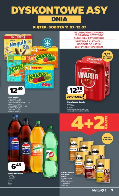 Netto - gazetka promocyjna Gazetka Spożywcza   - strona 3