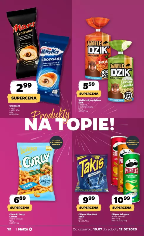 Netto - gazetka promocyjna Gazetka Spożywcza od czwartku 10.07 do soboty 12.07 - strona 12