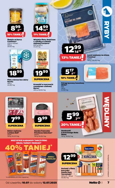 Netto - gazetka promocyjna Gazetka Spożywcza od czwartku 10.07 do soboty 12.07 - strona 7