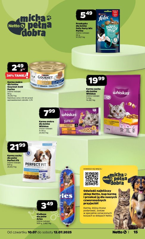 Netto - gazetka promocyjna Gazetka Spożywcza od czwartku 10.07 do soboty 12.07 - strona 15