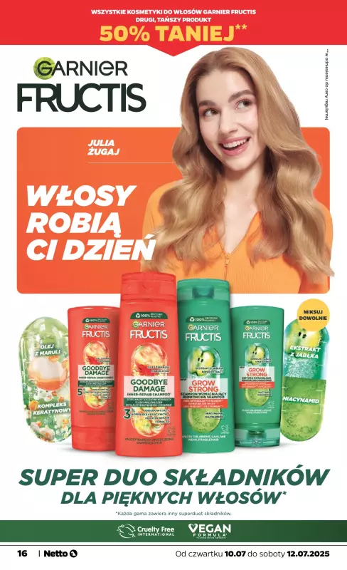 Netto - gazetka promocyjna Gazetka Spożywcza od czwartku 10.07 do soboty 12.07 - strona 16