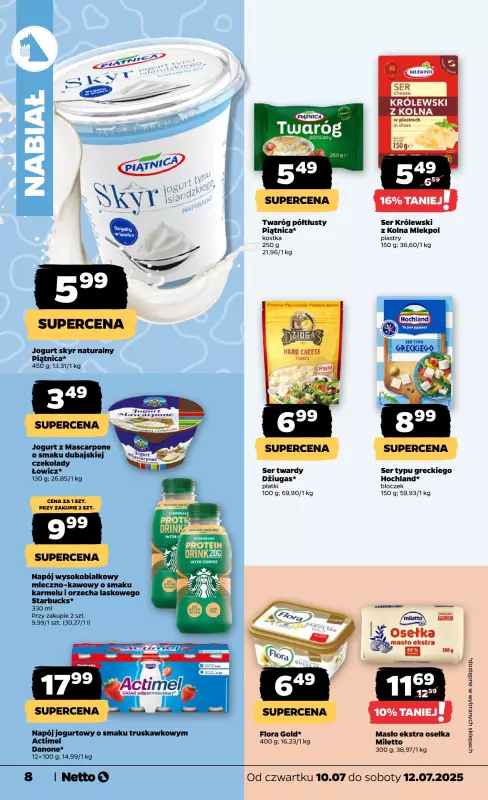 Netto - gazetka promocyjna Gazetka Spożywcza od czwartku 10.07 do soboty 12.07 - strona 8