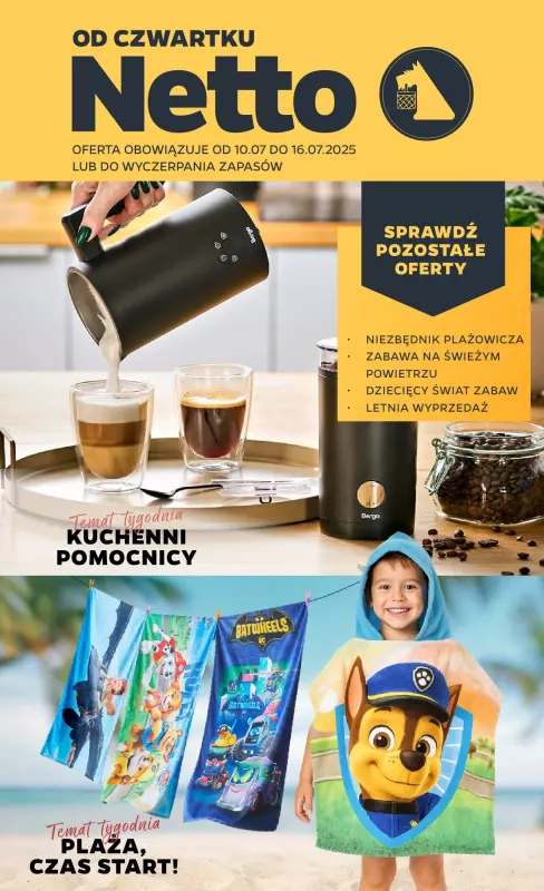 Netto - gazetka promocyjna Gazetka Non Food od czwartku 10.07 do środy 16.07