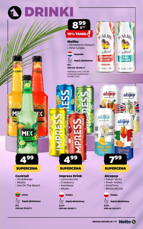 Netto - gazetka promocyjna Mocna Kolekcja od wtorku 01.07 do czwartku 31.07 - strona 17