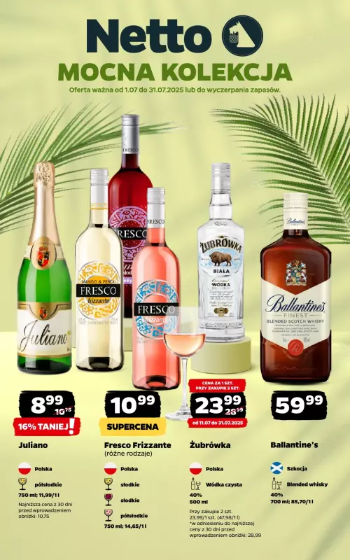 Netto - gazetka promocyjna Mocna Kolekcja od wtorku 01.07 do czwartku 31.07