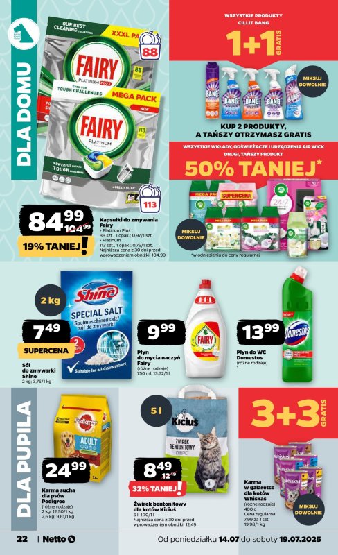 Netto - gazetka promocyjna Gazetka Spożywcza od poniedziałku 14.07 do soboty 19.07 - strona 22