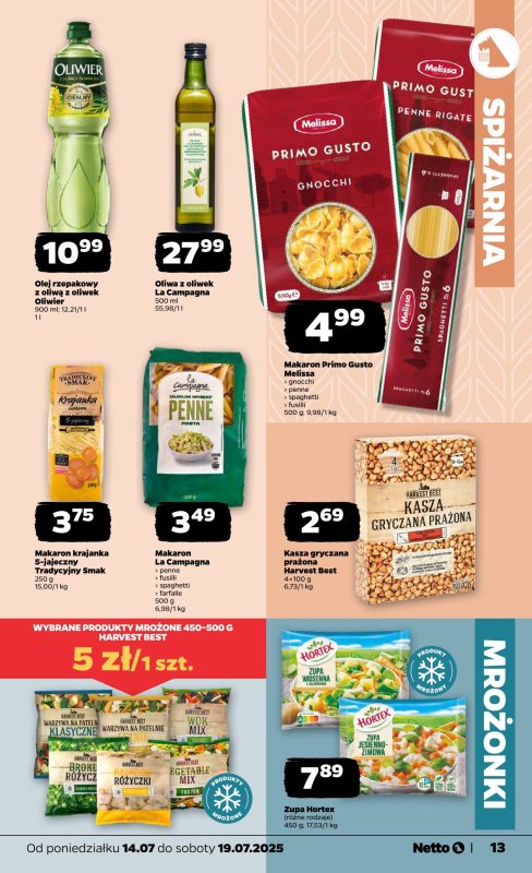 Netto - gazetka promocyjna Gazetka Spożywcza od poniedziałku 14.07 do soboty 19.07 - strona 13
