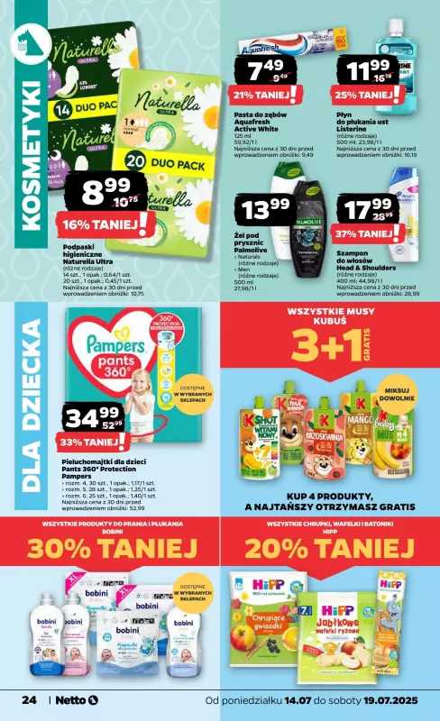 Netto - gazetka promocyjna Gazetka Spożywcza od poniedziałku 14.07 do soboty 19.07 - strona 24