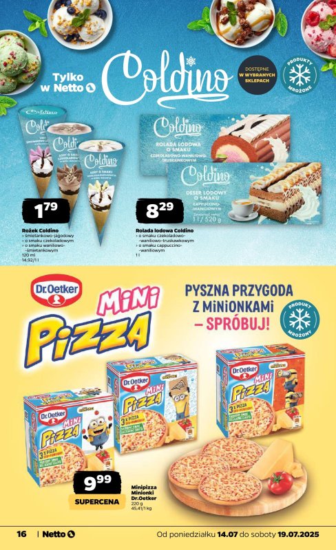 Netto - gazetka promocyjna Gazetka Spożywcza od poniedziałku 14.07 do soboty 19.07 - strona 16