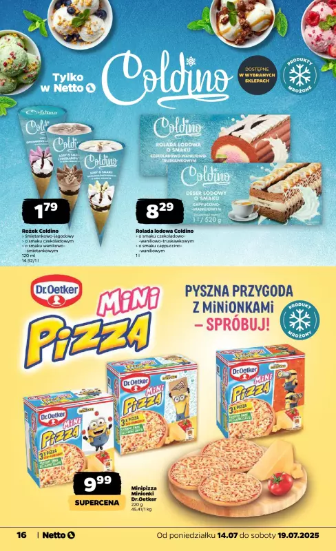 Netto - gazetka promocyjna Gazetka Spożywcza od poniedziałku 14.07 do soboty 19.07 - strona 16