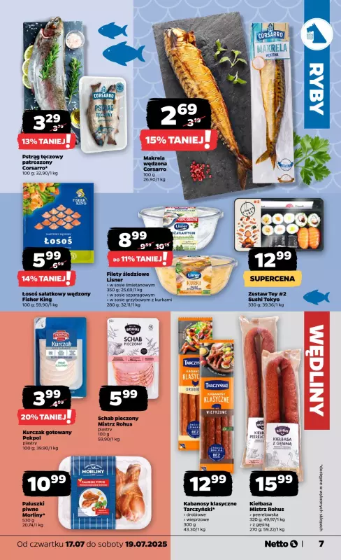 Netto - gazetka promocyjna Gazetka Spożywcza od czwartku 17.07 do soboty 19.07 - strona 7