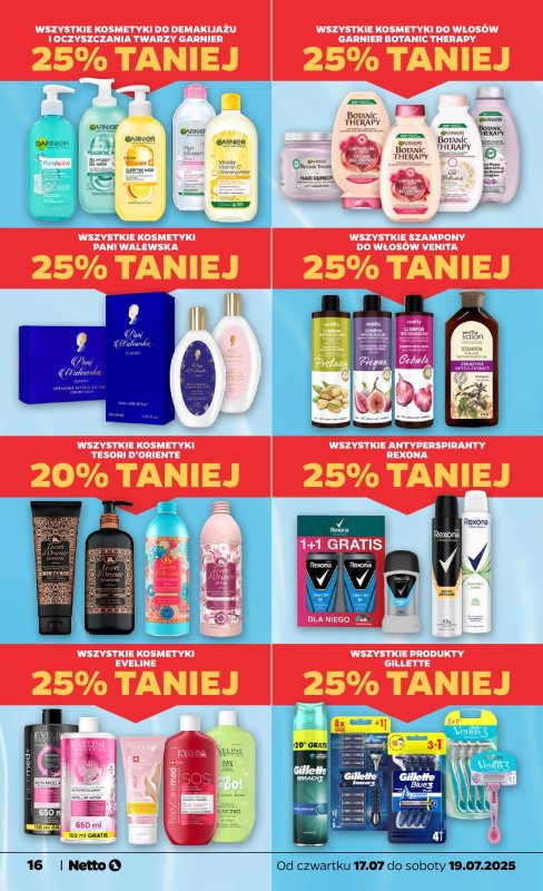 Netto - gazetka promocyjna Gazetka Spożywcza od czwartku 17.07 do soboty 19.07 - strona 16