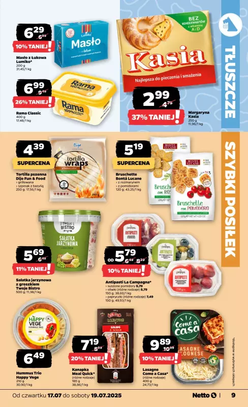 Netto - gazetka promocyjna Gazetka Spożywcza od czwartku 17.07 do soboty 19.07 - strona 9