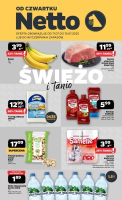 Netto - gazetka promocyjna Gazetka Spożywcza od czwartku 17.07 do soboty 19.07
