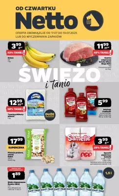 Netto - gazetka promocyjna Gazetka Spożywcza od czwartku 17.07 do soboty 19.07