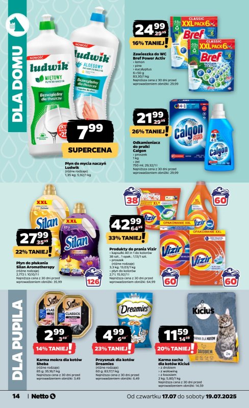 Netto - gazetka promocyjna Gazetka Spożywcza od czwartku 17.07 do soboty 19.07 - strona 14