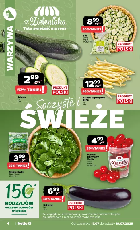 Netto - gazetka promocyjna Gazetka Spożywcza od czwartku 17.07 do soboty 19.07 - strona 4