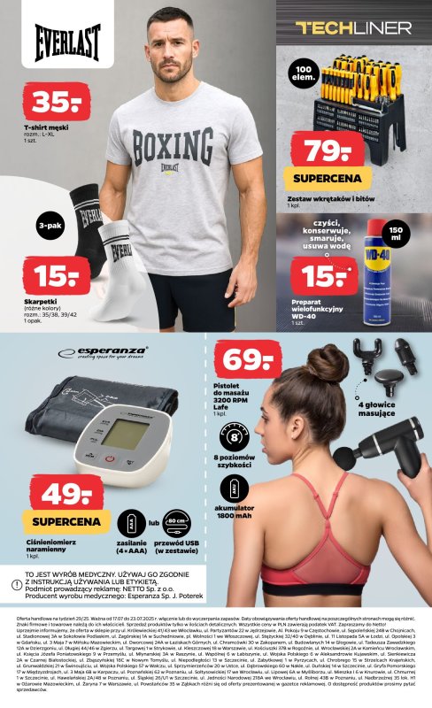 Netto - gazetka promocyjna Gazetka Non Food od czwartku 17.07 do środy 23.07 - strona 9