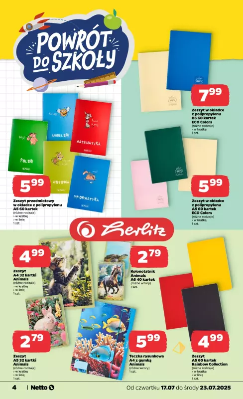 Netto - gazetka promocyjna Gazetka Non Food od czwartku 17.07 do środy 23.07 - strona 4