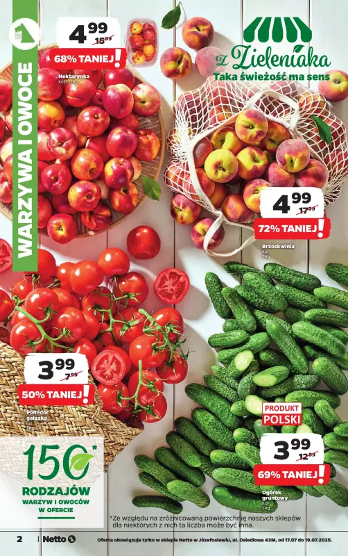 Netto - gazetka promocyjna Józefosław, ul Osiedlowa 43M, Wielkie Otwarcie już w czwartek 17.07! od czwartku 17.07 do soboty 19.07 - strona 2