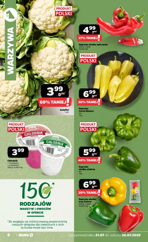 Netto - gazetka promocyjna Gazetka Spożywcza od poniedziałku 21.07 do soboty 26.07 - strona 6