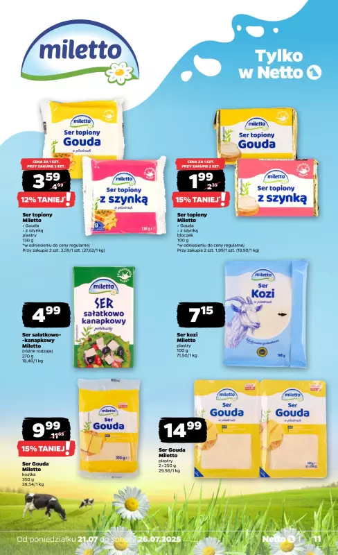 Netto - gazetka promocyjna Gazetka Spożywcza od poniedziałku 21.07 do soboty 26.07 - strona 11