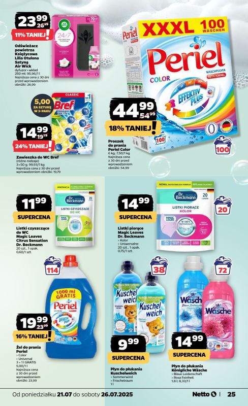 Netto - gazetka promocyjna Gazetka Spożywcza od poniedziałku 21.07 do soboty 26.07 - strona 25