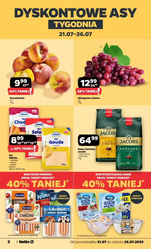 Netto - gazetka promocyjna Gazetka Spożywcza   - strona 2