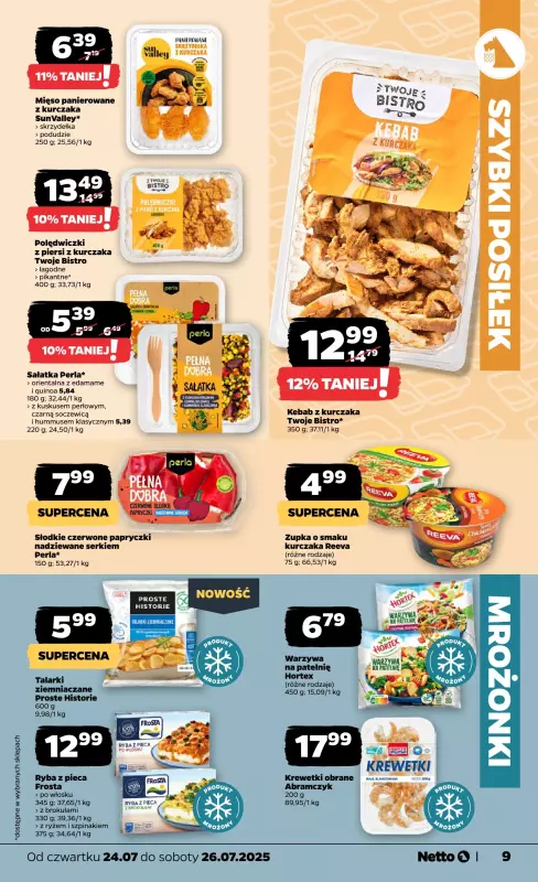 Netto - gazetka promocyjna Gazetka Spożywcza od czwartku 24.07 do soboty 26.07 - strona 9