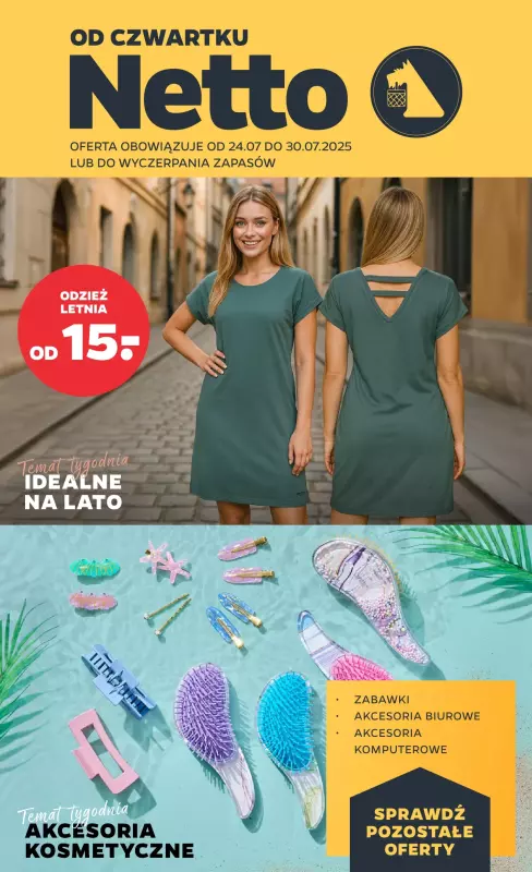 Netto - gazetka promocyjna Gazetka Non Food od czwartku 24.07 do środy 30.07