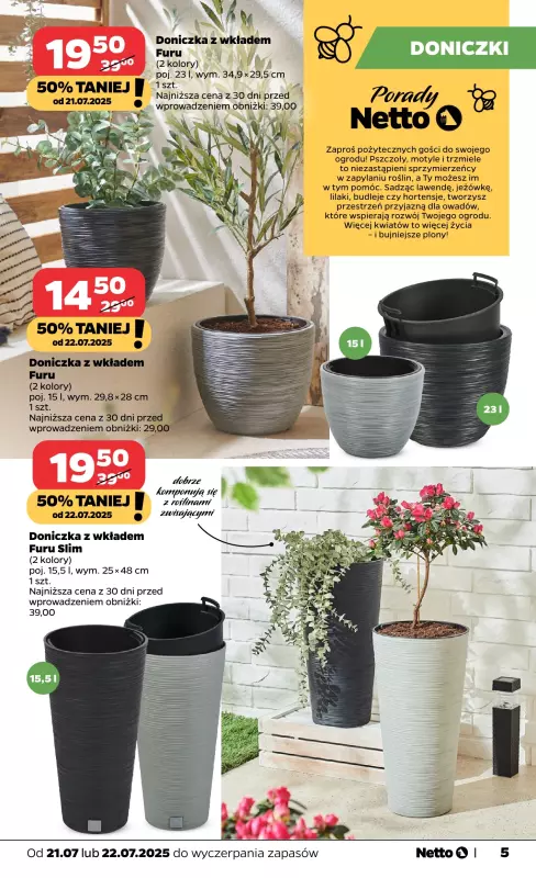 Netto - gazetka promocyjna Katalog Ogród  do czwartku 31.07 - strona 5