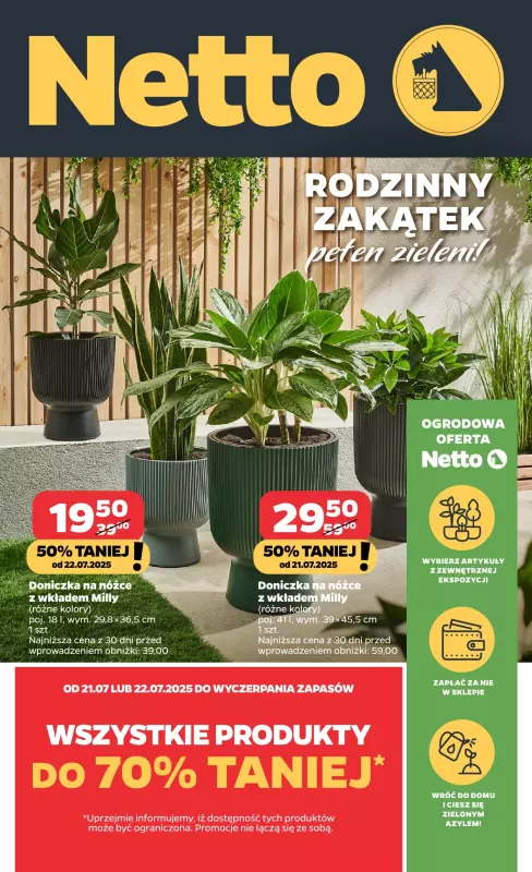 Netto - gazetka promocyjna Katalog Ogród  do czwartku 31.07