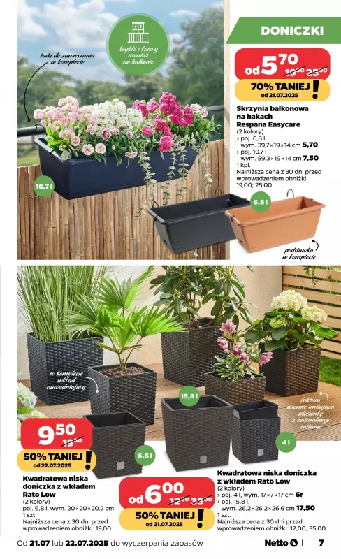 Netto - gazetka promocyjna Katalog Ogród  do czwartku 31.07 - strona 7