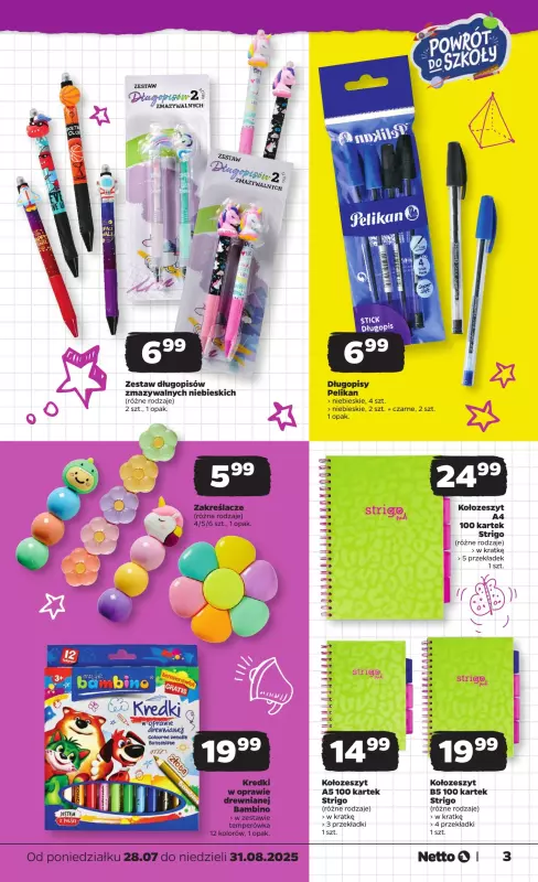 Netto - gazetka promocyjna Katalog Powrót do szkoły   - strona 3
