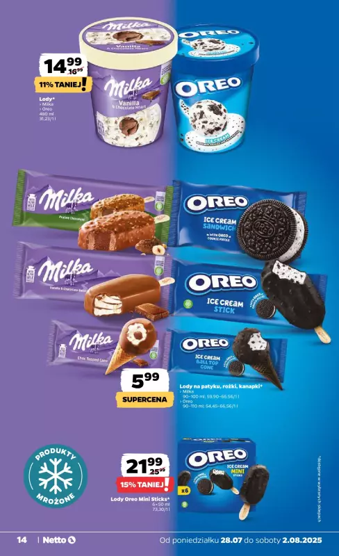 Netto - gazetka promocyjna Gazetka Spożywcza od poniedziałku 28.07 do soboty 02.08 - strona 14