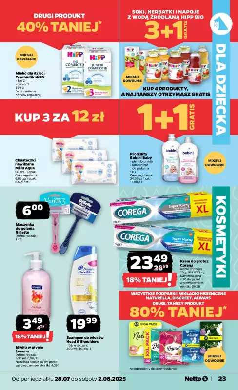Netto - gazetka promocyjna Gazetka Spożywcza od poniedziałku 28.07 do soboty 02.08 - strona 23