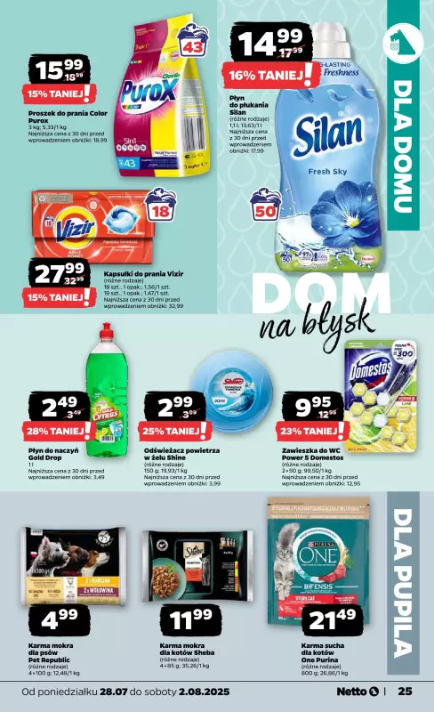 Netto - gazetka promocyjna Gazetka Spożywcza od poniedziałku 28.07 do soboty 02.08 - strona 25