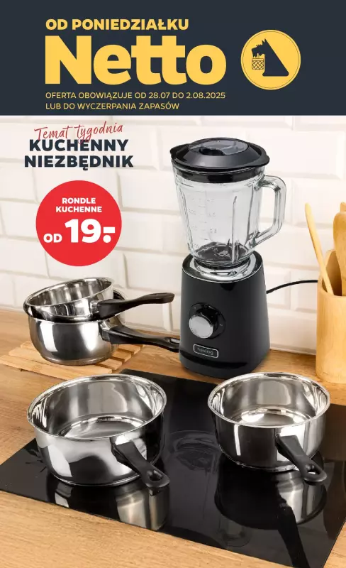Netto - gazetka promocyjna Gazetka Non Food od poniedziałku 28.07 do soboty 02.08