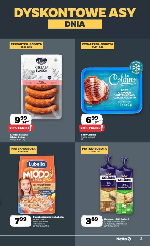 Netto - gazetka promocyjna Gazetka Spożywcza   - strona 3