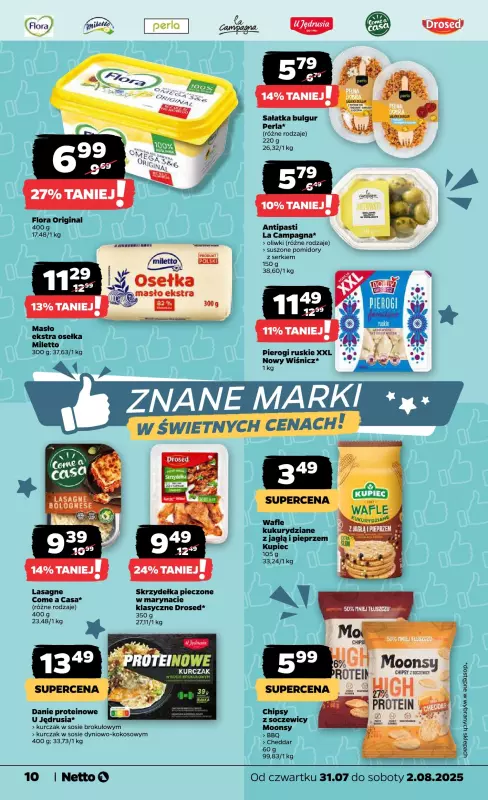 Netto - gazetka promocyjna Gazetka Spożywcza od czwartku 31.07 do soboty 02.08 - strona 10