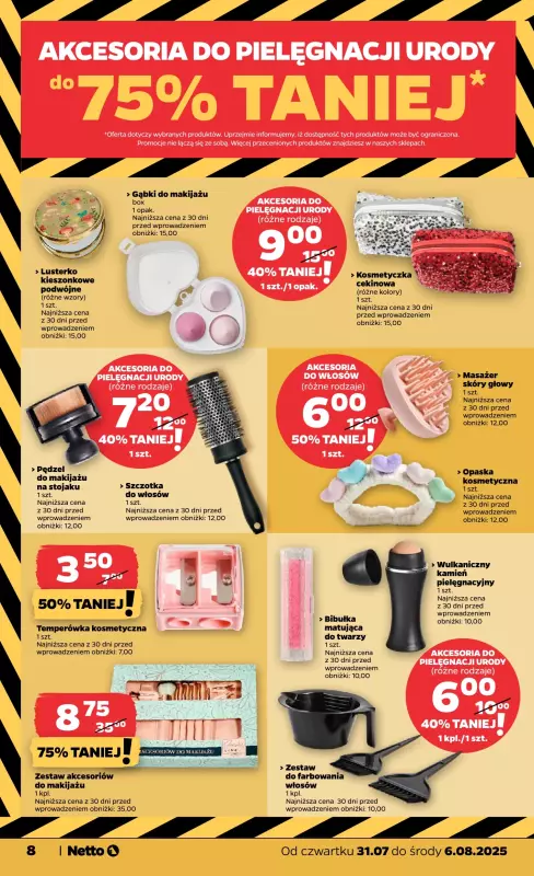 Netto - gazetka promocyjna Gazetka Non Food od czwartku 31.07 do soboty 02.08 - strona 8
