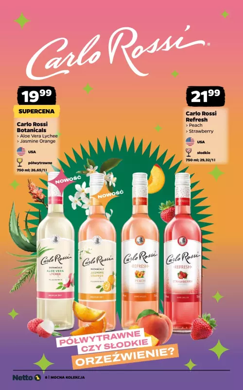 Netto - gazetka promocyjna Mocna Kolekcja od piątku 01.08 do soboty 16.08 - strona 8
