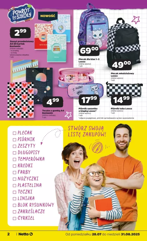 Netto - gazetka promocyjna Katalog Powrót do szkoły   - strona 2