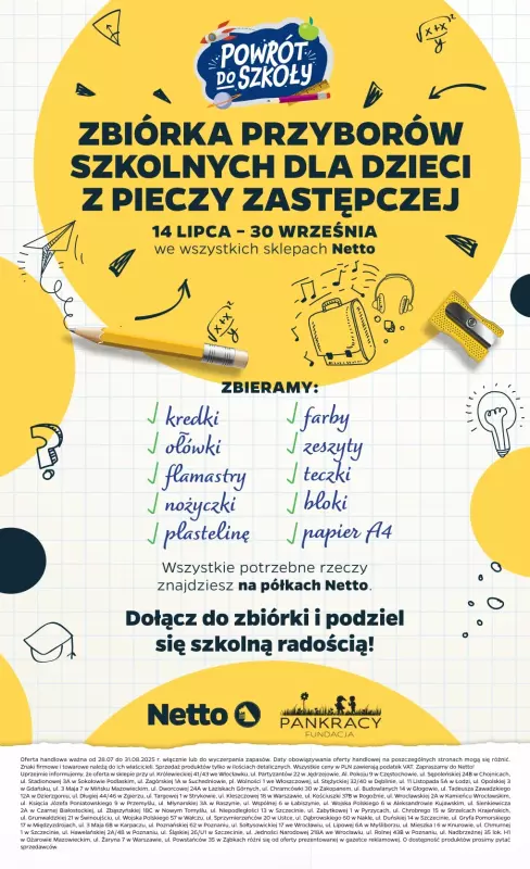 Netto - gazetka promocyjna Katalog Powrót do szkoły od poniedziałku 28.07 do niedzieli 31.08 - strona 28