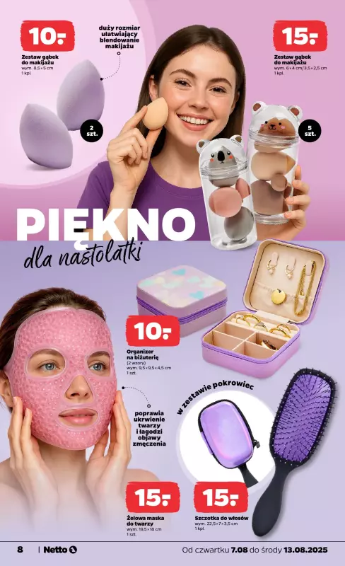 Netto - gazetka promocyjna Gazetka Non Food od czwartku 07.08 do środy 13.08 - strona 8