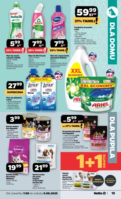 Netto - gazetka promocyjna Gazetka Spożywcza od czwartku 07.08 do soboty 09.08 - strona 15