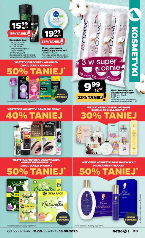 Netto - gazetka promocyjna Gazetka Spożywcza od poniedziałku 11.08 do soboty 16.08 - strona 23