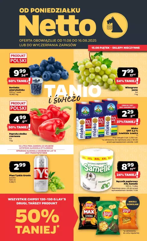 Netto - gazetka promocyjna Gazetka Spożywcza  