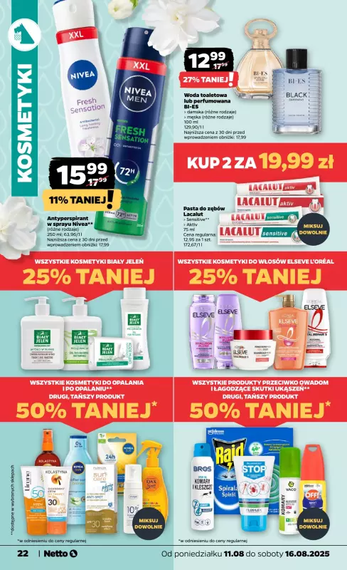 Netto - gazetka promocyjna Gazetka Spożywcza od poniedziałku 11.08 do soboty 16.08 - strona 22